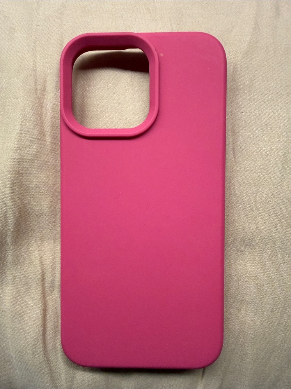 Pink Silicone 16 Pro Max Phone Case for Cell Phones